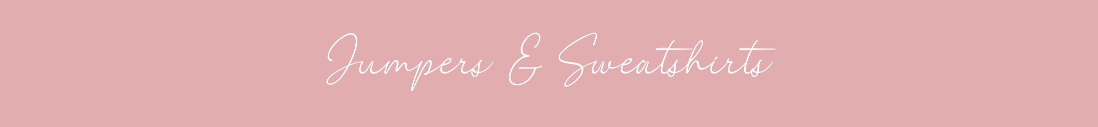 JUMPERS & SWEATSHIRTS