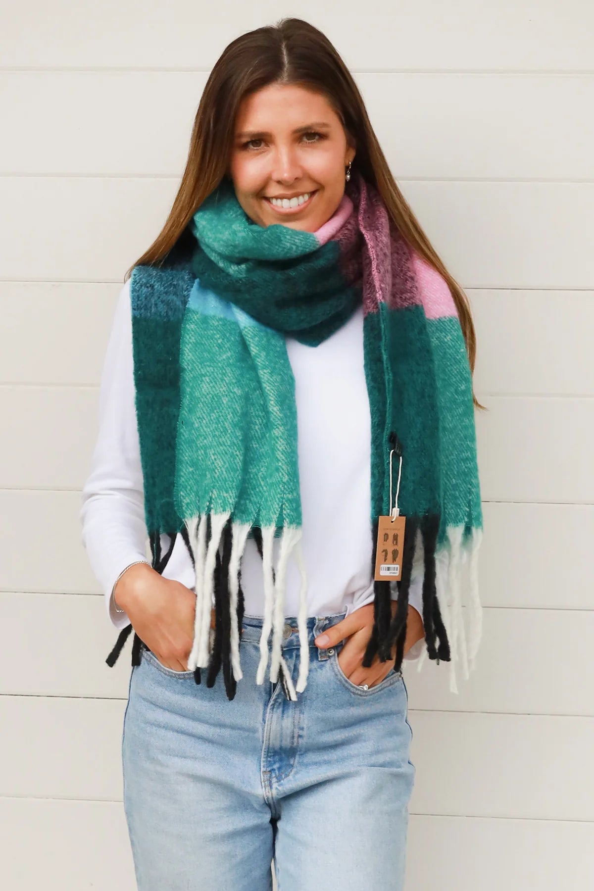 Ines Scarf - Green