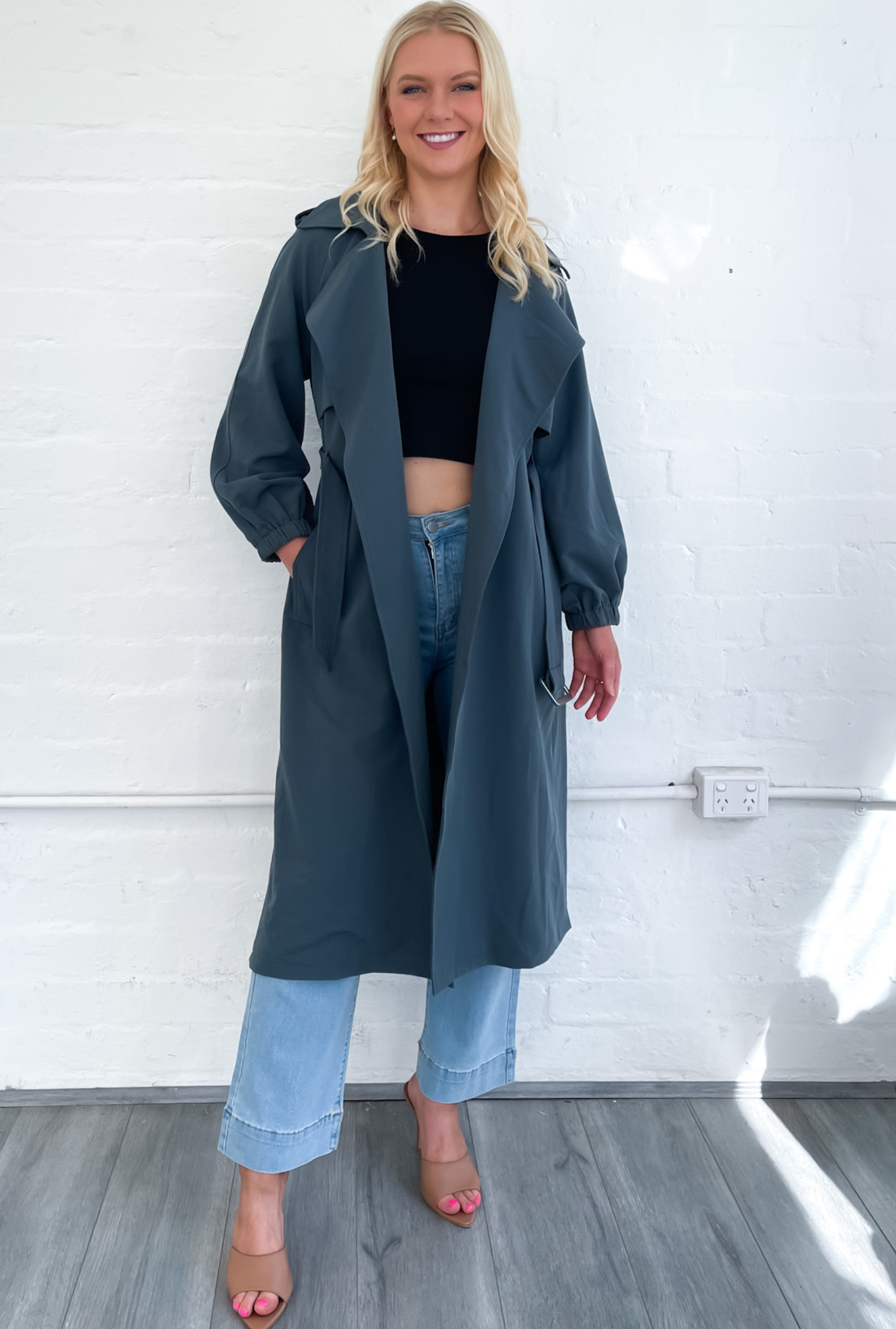 Tahlia Trench -  Petrol Teal