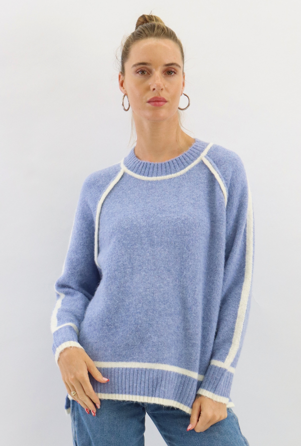 Quinn Knit - Sky Blue