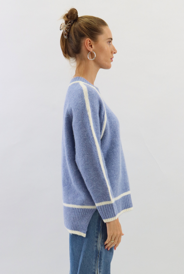 Quinn Knit - Sky Blue