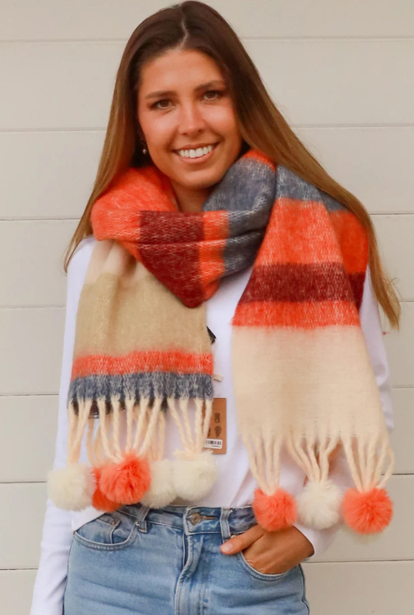 Mina Scarf - Burnt Orange