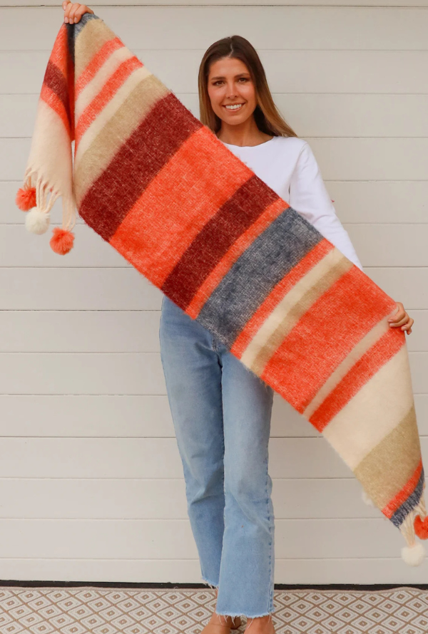 Mina Scarf - Burnt Orange