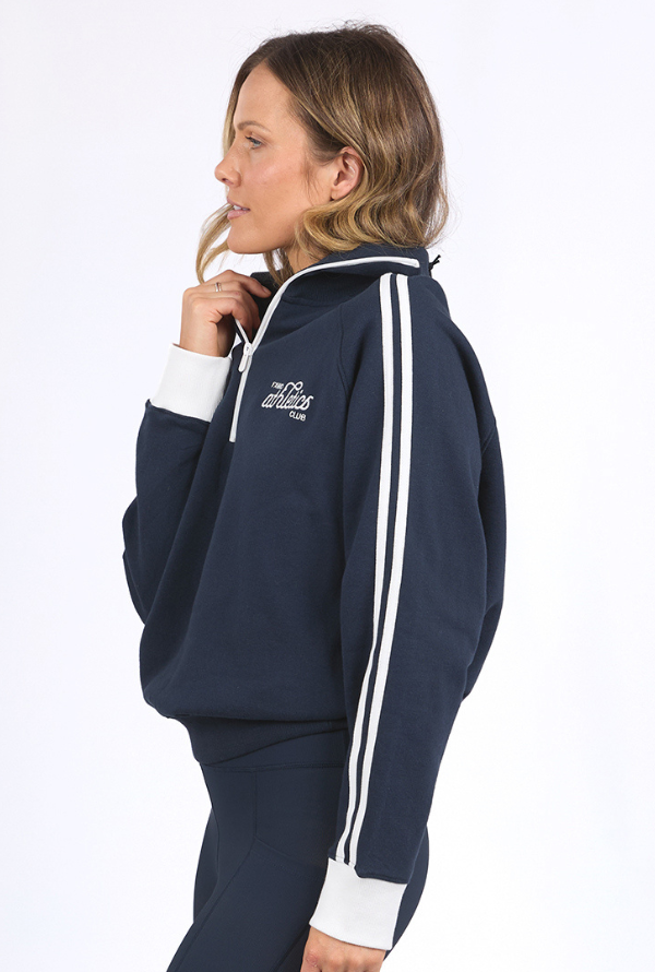 Foxwood Club Zip Crew - Navy