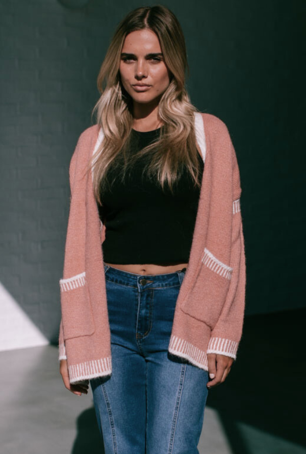 Noah Cardigan - Pink
