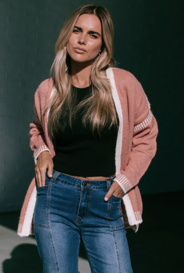 Noah Cardigan - Pink
