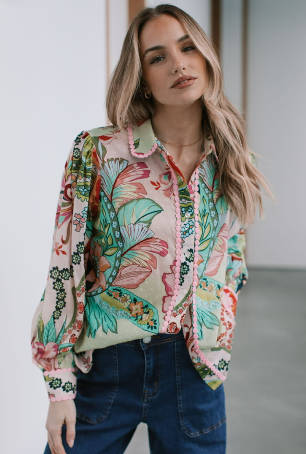 St Tropez Shirt - Blush