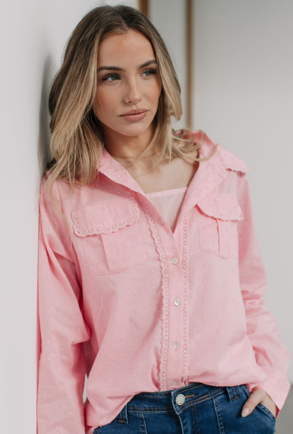 Camille Shirt - Pink