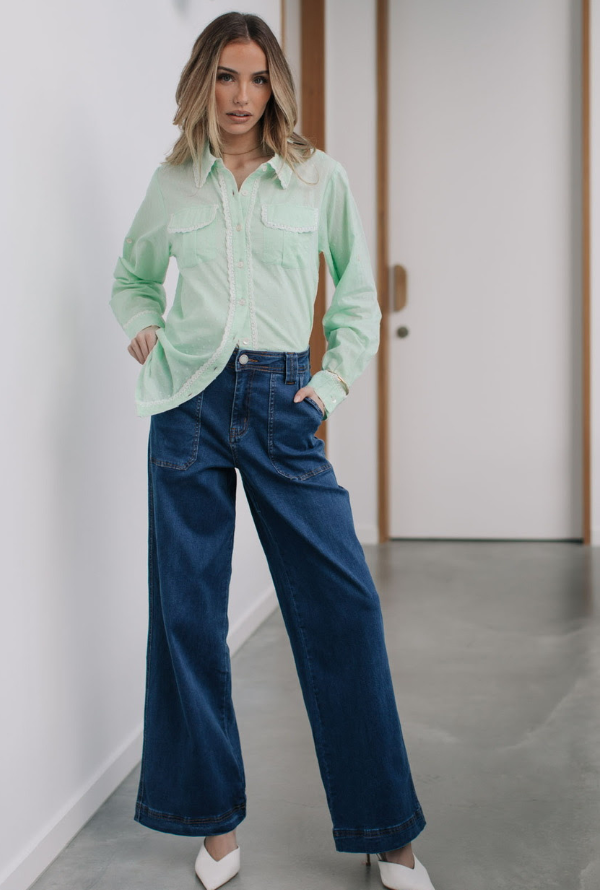 Camille Shirt - Green