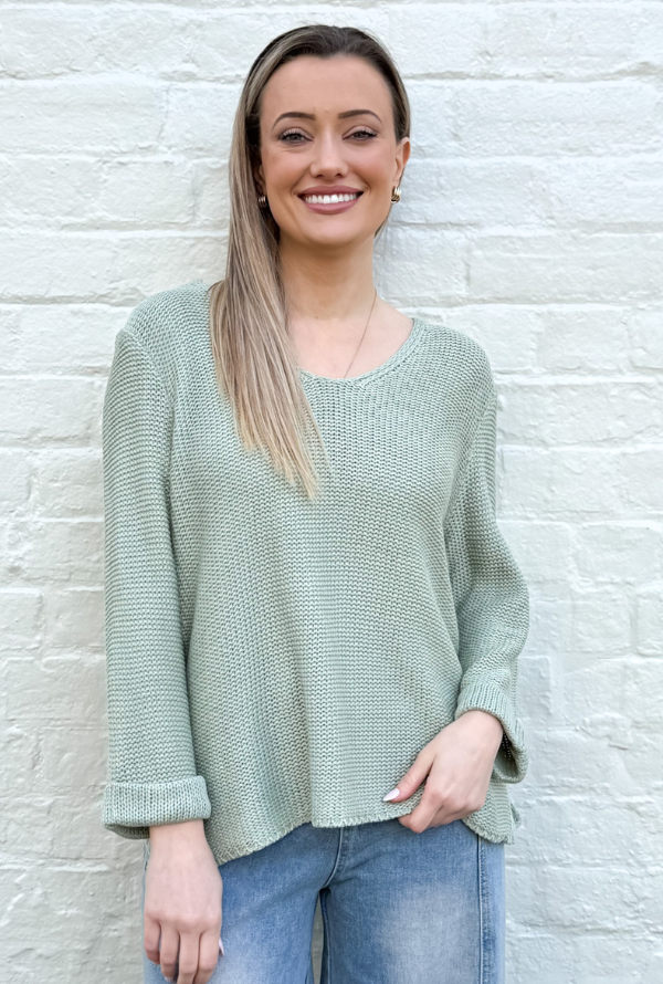 Billie Loop Knit - Sage