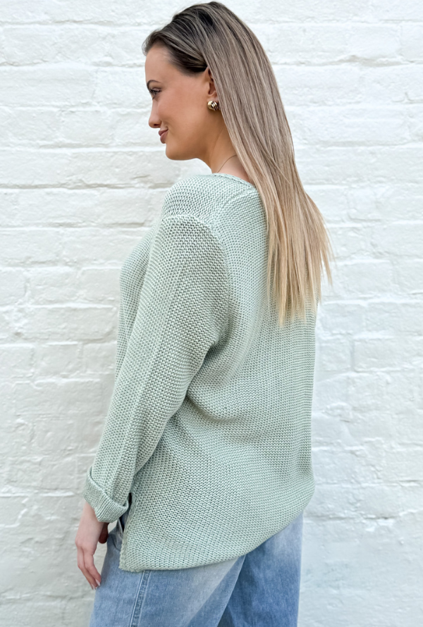 Billie Loop Knit - Sage