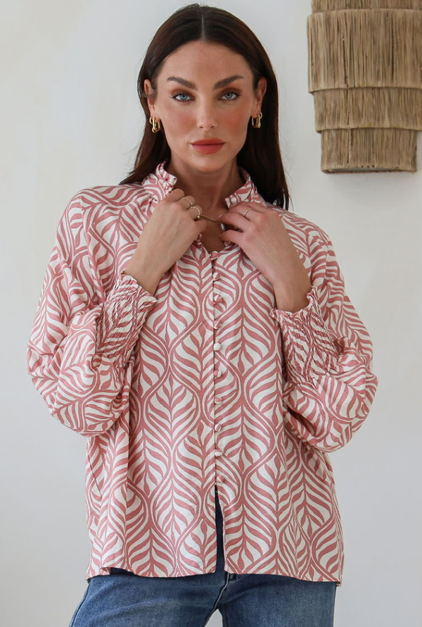 Barcelona Blouse - Pink
