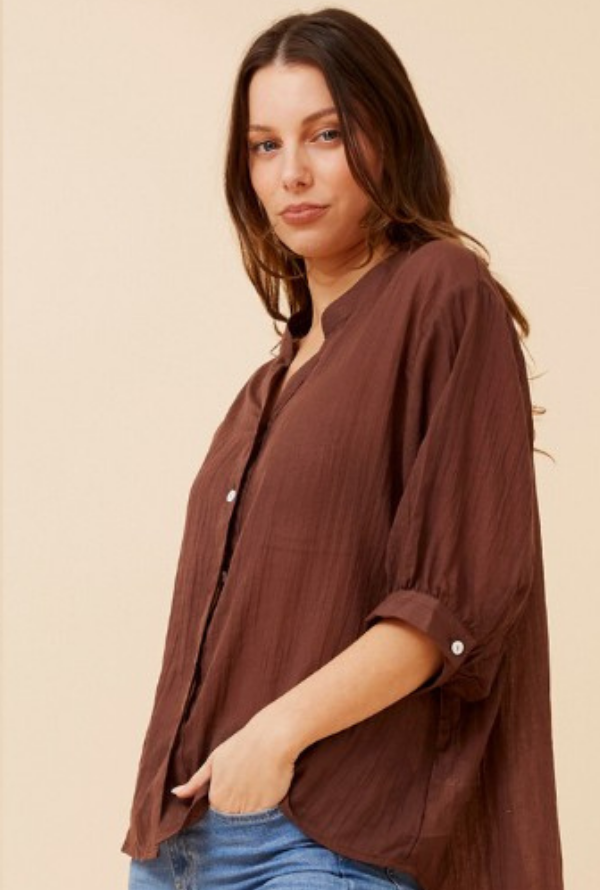 Lumi Shirt - Chocolate
