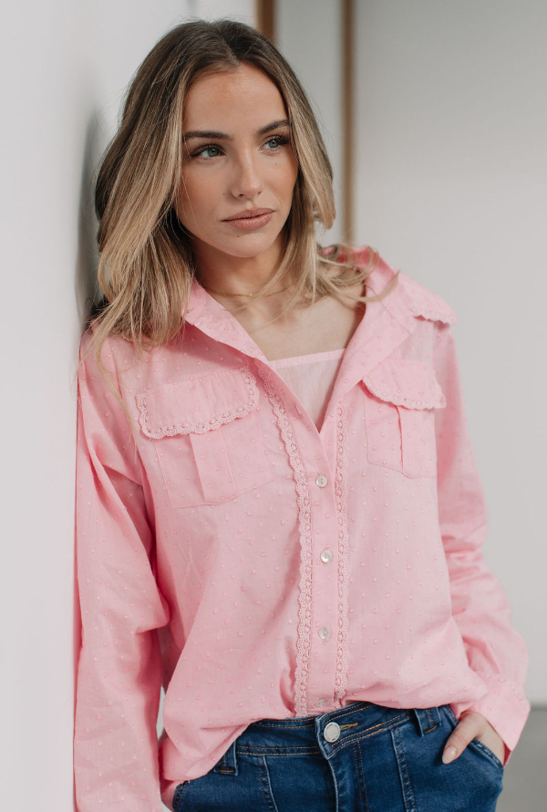Camille Shirt - Pink