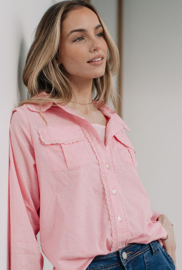 Camille Shirt - Pink