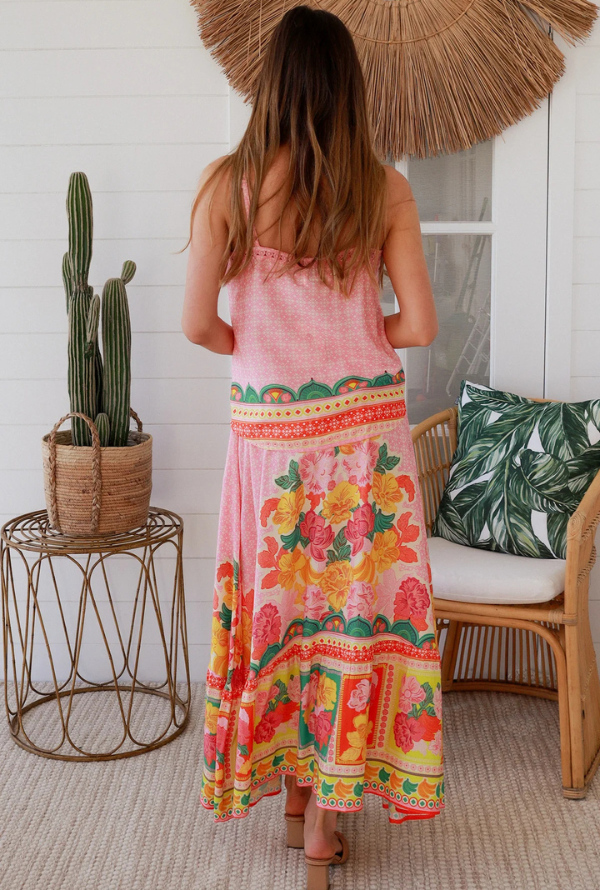 Capri Maxi Skirt - Blush