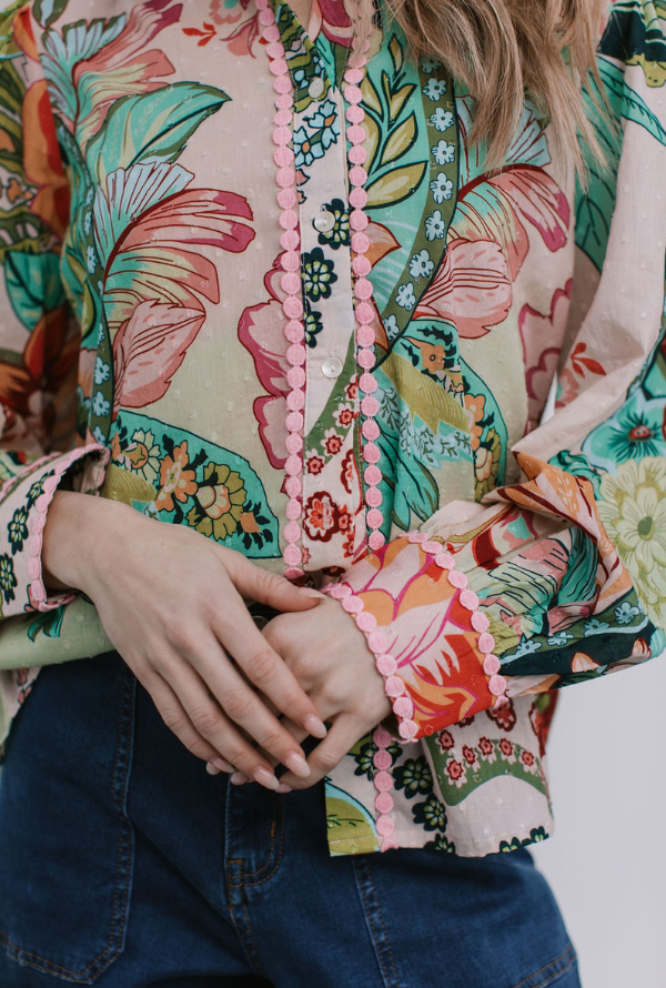St Tropez Shirt - Blush