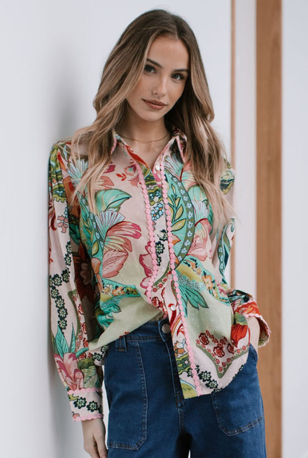 St Tropez Shirt - Blush