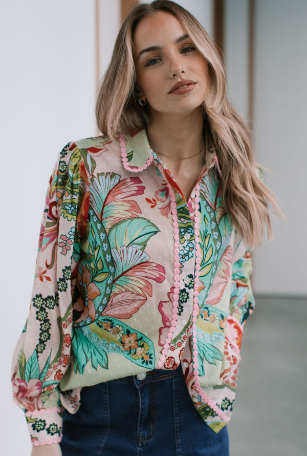 St Tropez Shirt - Blush