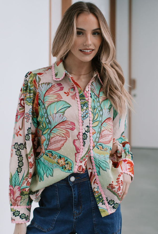 St Tropez Shirt - Blush