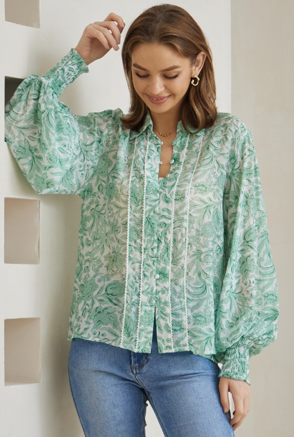 Adeline Shirt - Green
