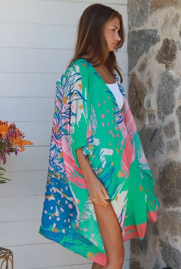 Miami Kimono - Green