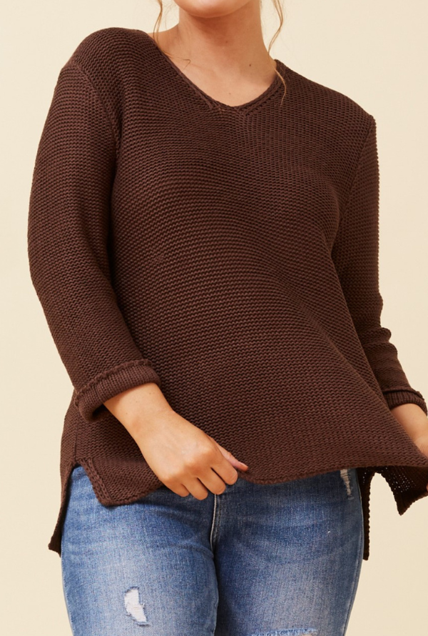 Hadley Knit - Chocolate