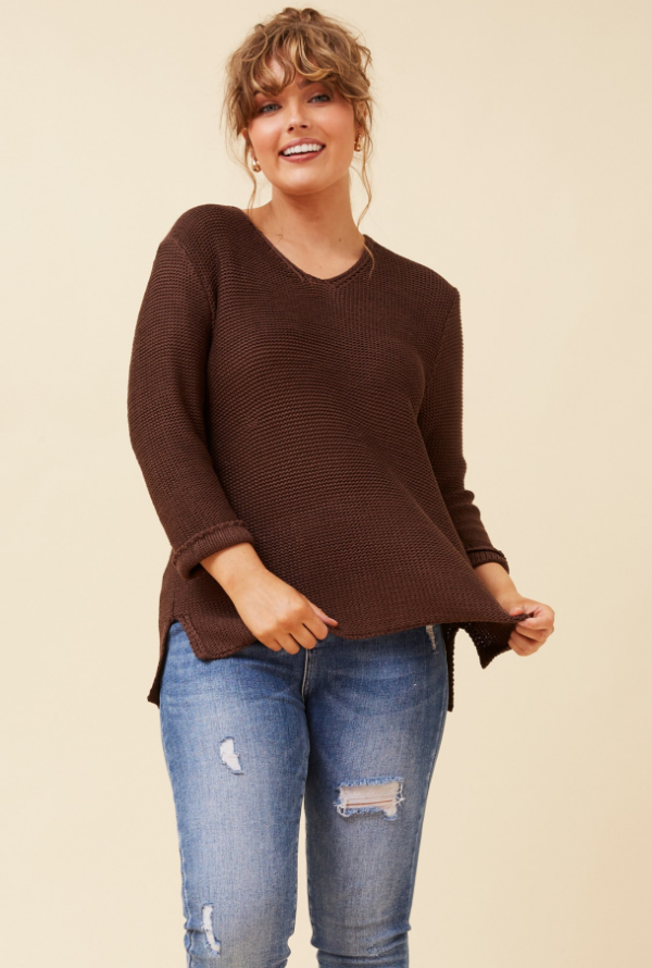 Hadley Knit - Chocolate