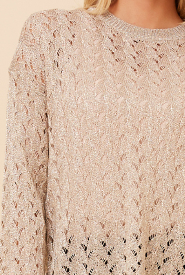 Venus Crochet Top - Gold