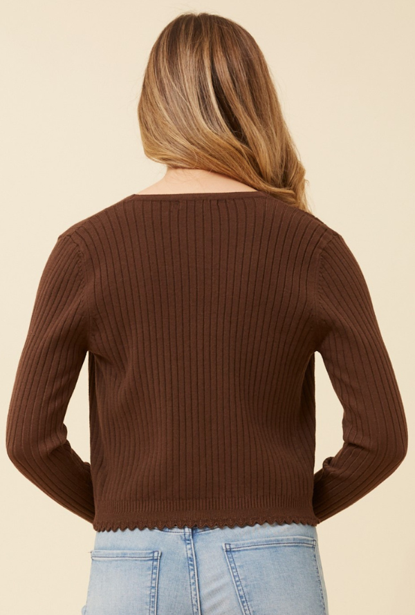 Nelly Cardigan - Chocolate