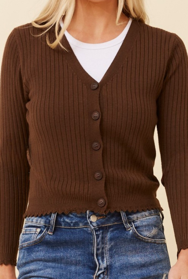 Nelly Cardigan - Chocolate