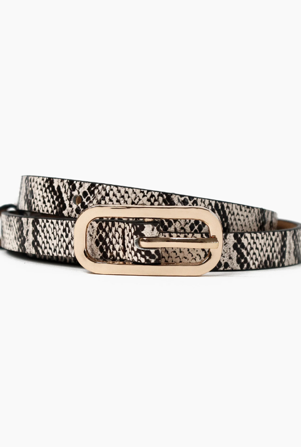 Gigi Snake Skin Belt
