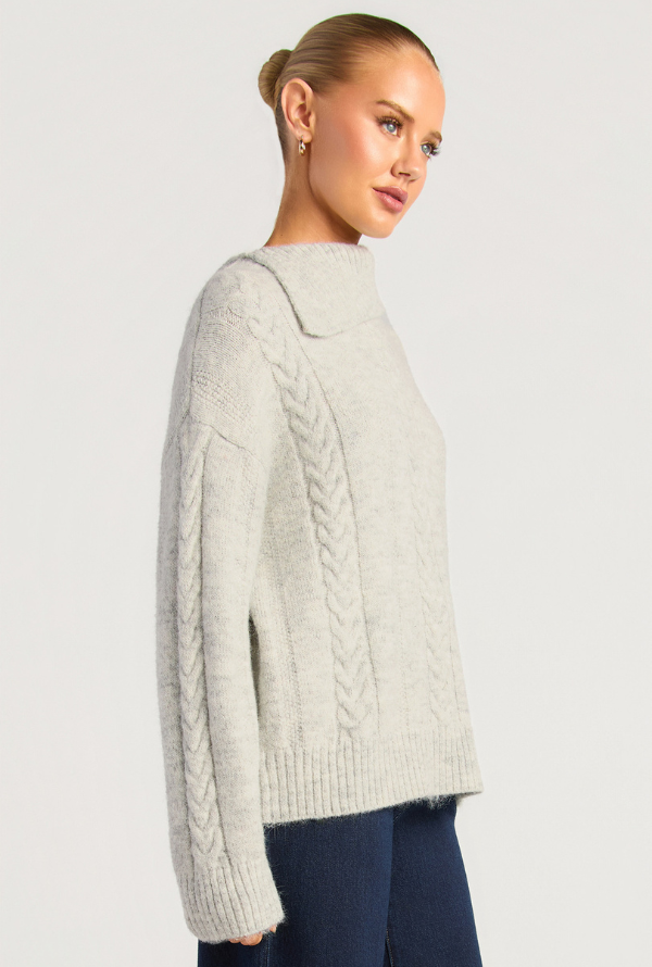 Sally Knit - Grey Marl