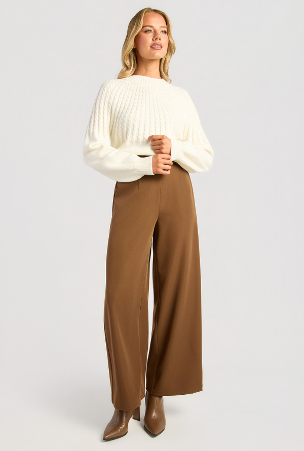 Gabrielle Knit - White