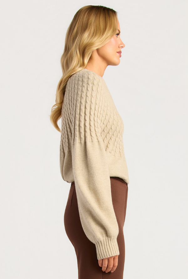 Gabrielle Knit - Latte
