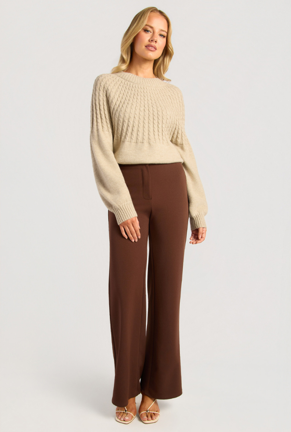 Gabrielle Knit - Latte