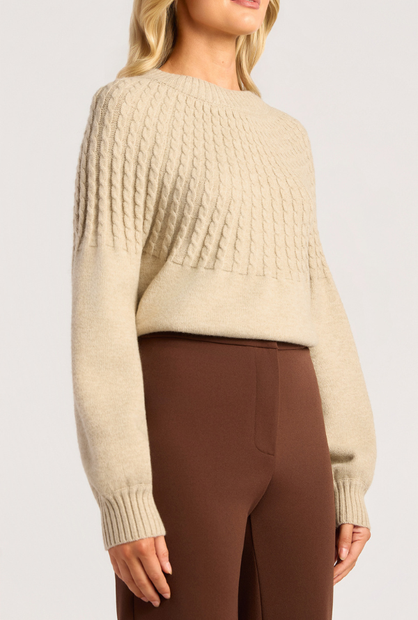 Gabrielle Knit - Latte