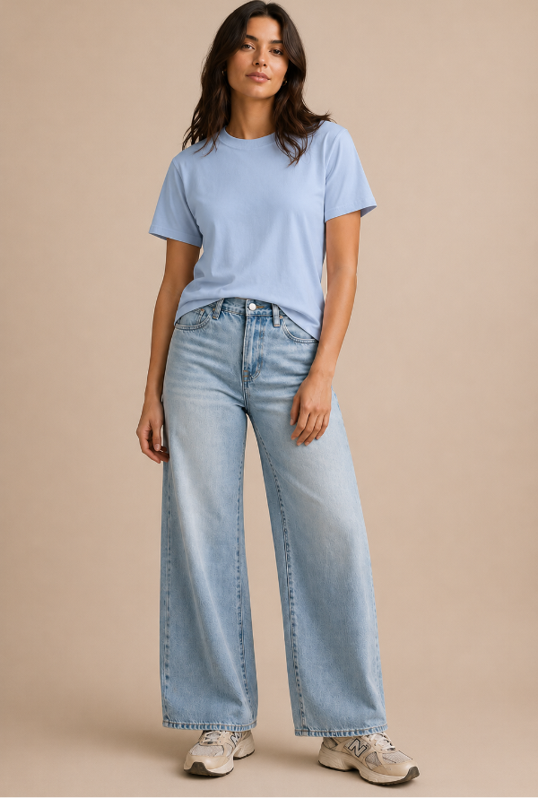 Rylee T-Shirt - Powder Blue