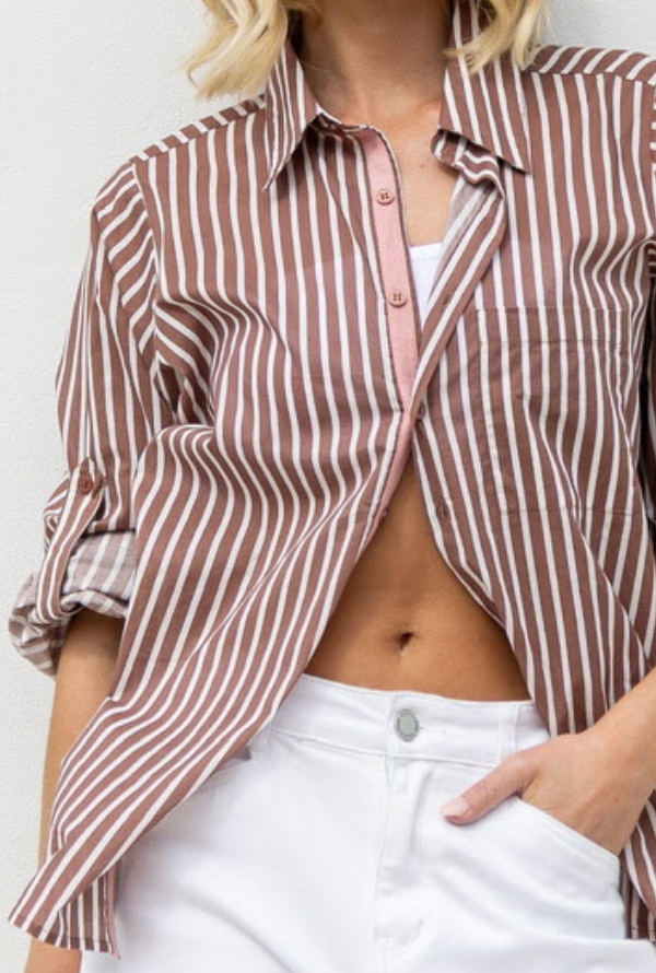 Vacay Shirt - Chocolate