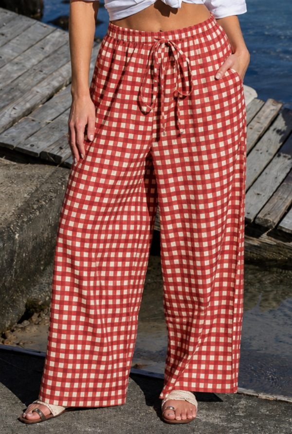 Riviera Pant - Red