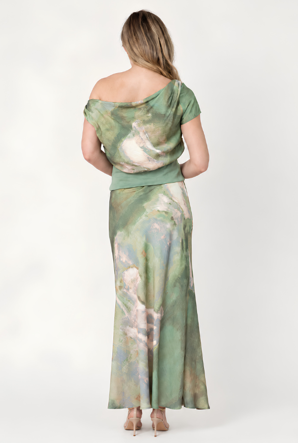 Zendaya Maxi Skirt - Sage