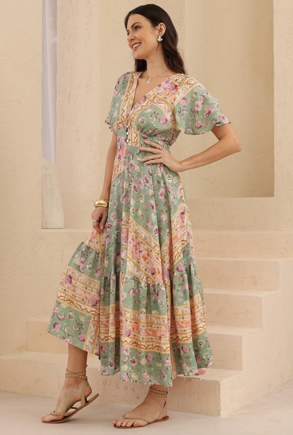 Willow Midi Dress - Sage
