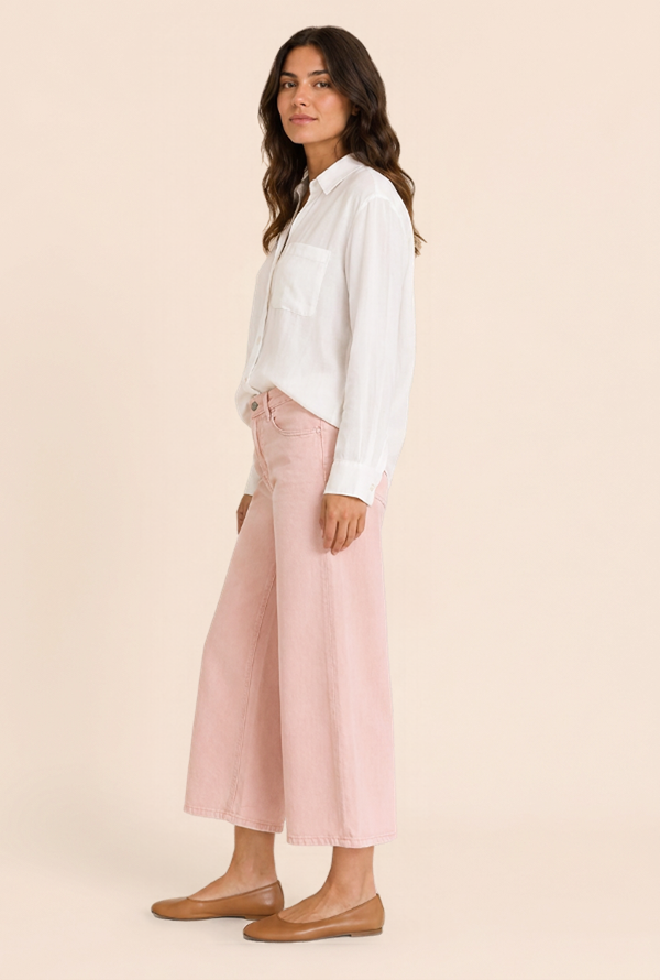 Annabel Crop Jean - Blush