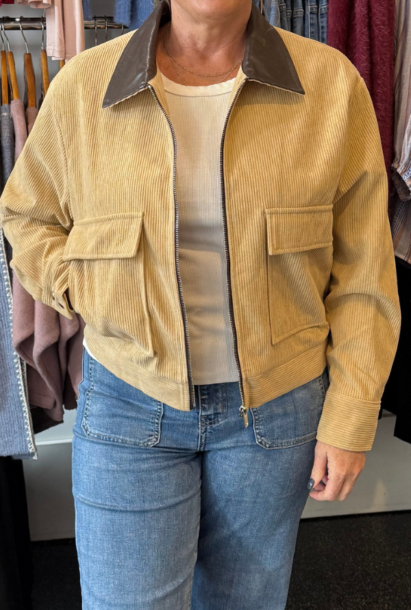 Charlie Cord Barn Jacket - Sand