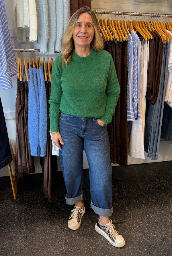 Darcy Barrel Jeans - Blue Denim