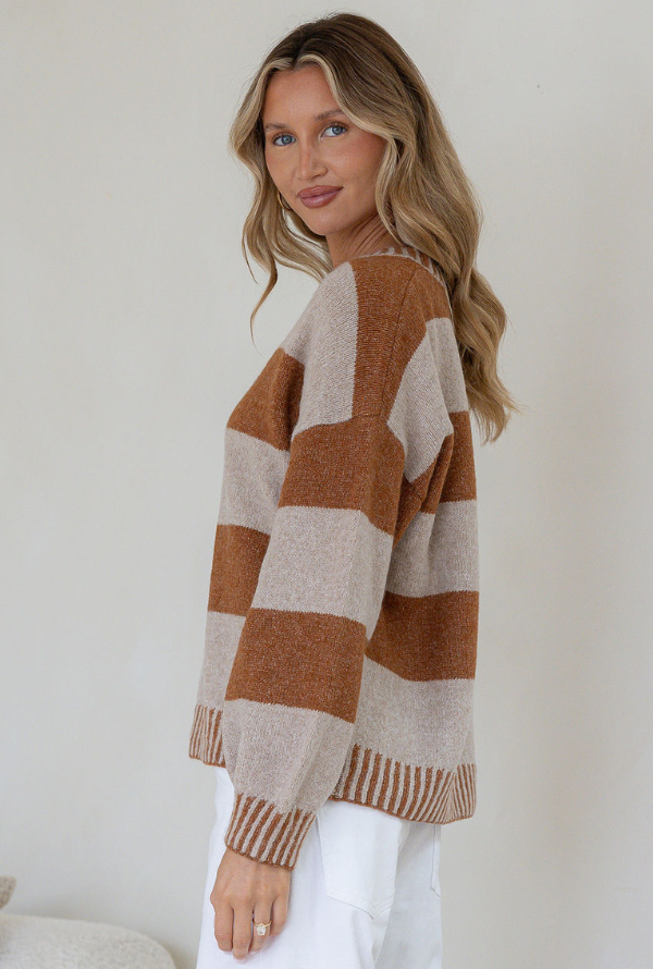Maci Knit - Warm Beige / Tan