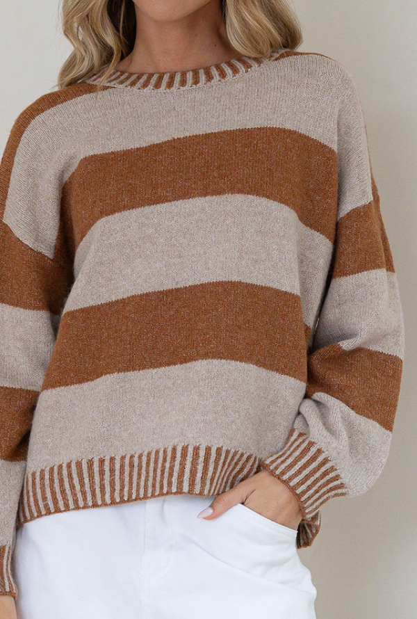 Maci Knit - Warm Beige / Tan
