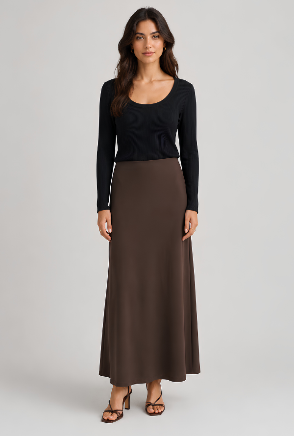 Athena Skirt - Chocolate