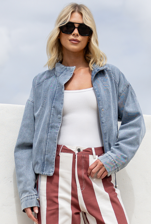 Amari Denim Jacket -Blue