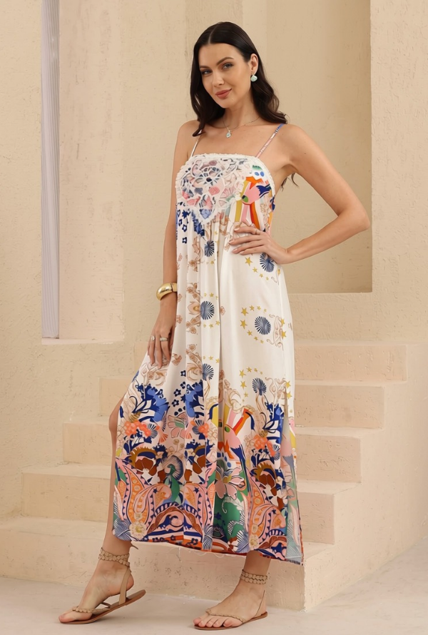 Twyla Lace Midi - Blush